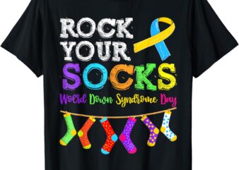 Men Women Kid Down Syndrome Awareness Shirt, Rock Your Socks T-Shirt