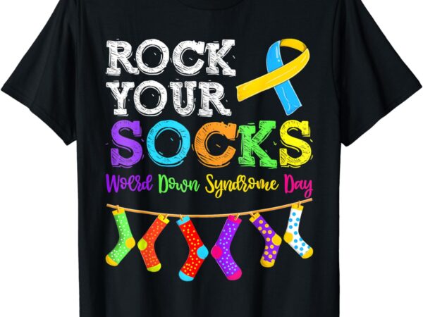 Men women kid down syndrome awareness shirt, rock your socks t-shirt