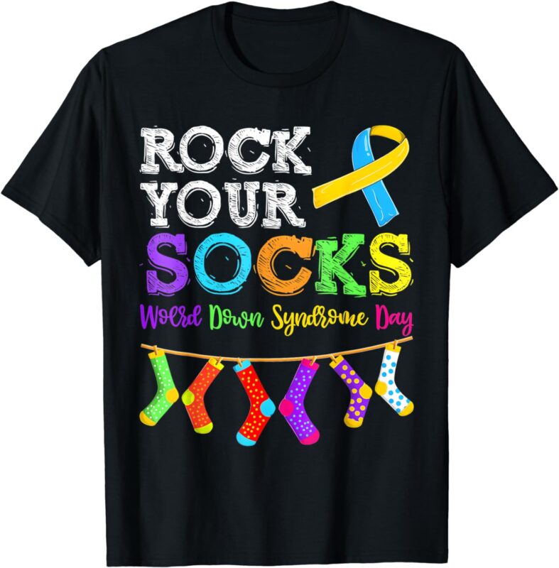 Men Women Kid Down Syndrome Awareness Shirt, Rock Your Socks T-Shirt