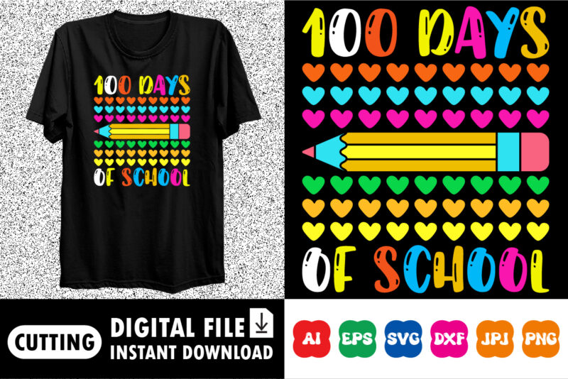 100 days of School Shirt, Teacher Gift, School Shirt, Gift For Teacher, Shirt Gift for Teachers, Kindergarten Back days o