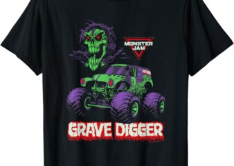 Monster Jam Grave Digger Monster Truck T-Shirt