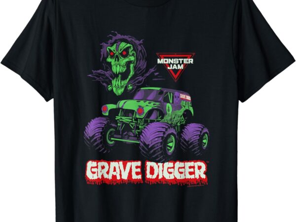 Monster jam grave digger monster truck t-shirt