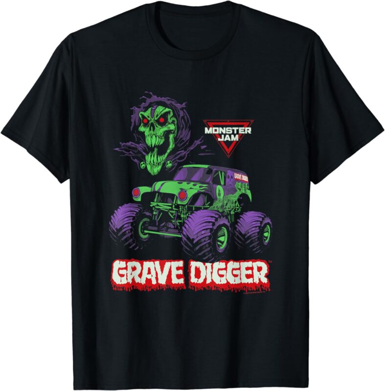 Monster Jam Grave Digger Monster Truck T-Shirt