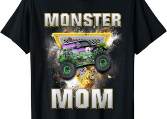 Monster Truck Mom Monster Truck Are My Jam Truck Lovers T-Shirt