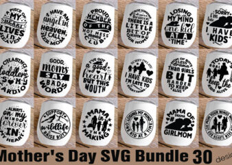 Mother’s Day T-shirt Bundle Mother’s Day SVG Bundle