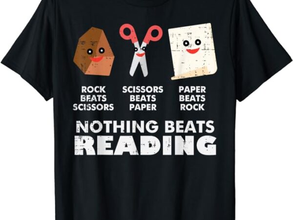 Nothing beats reading book librarian across america kids t-shirt