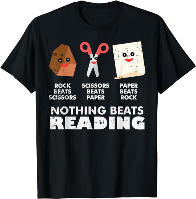 Nothing Beats Reading Book Librarian Across America Kids T-Shirt