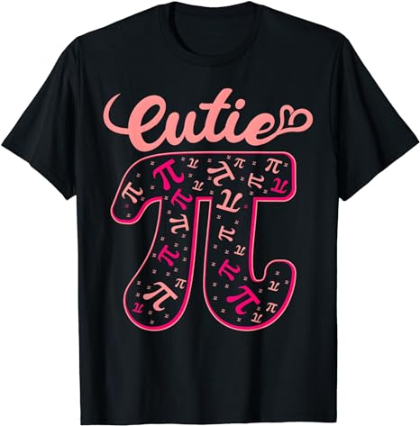 Pi Day Shirt Women Kids Men Toddler Math Teacher Cutie Pi T-Shirt