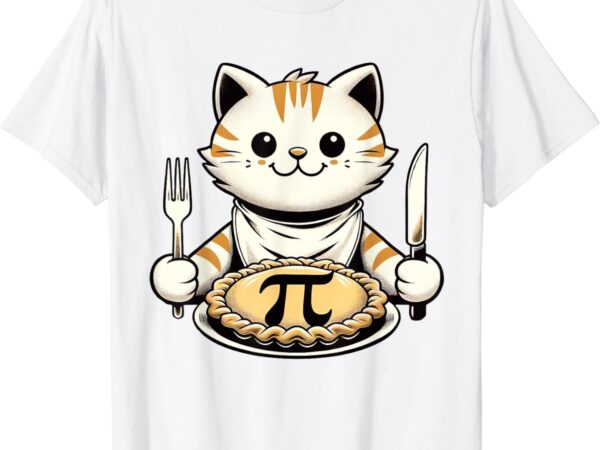 Pi day cat t-shirt
