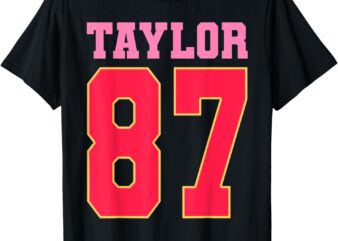 Pink Numbers Taylor 87 T-Shirt