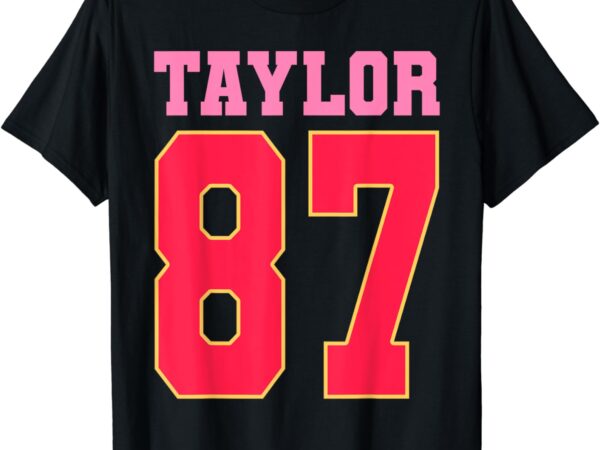 Pink numbers taylor 87 t-shirt