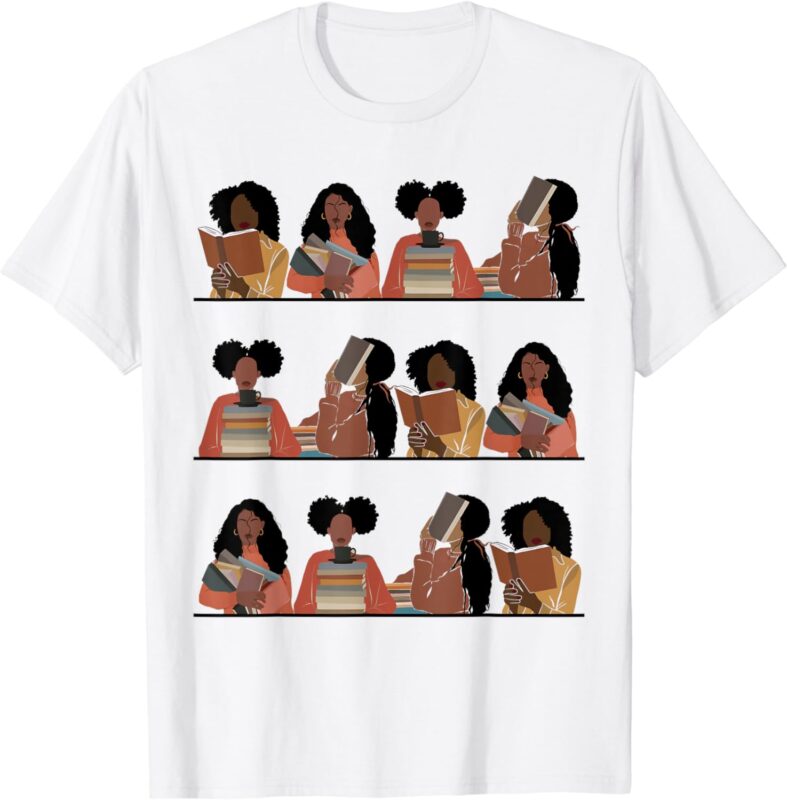 Pretty and Educated Black Women Read African American BHM T-Shirt