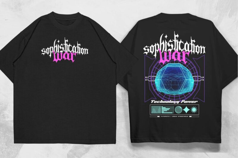 Most Trending Streetwear Mega Bundle, Graphic T shirt Vector, Y2k, Graffiti, Cyberpunk, Brutalism, Urban T-shirt Designs Commercial Use