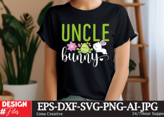 Uncle bunny SVG Cut File, Happy easter SVG PNG, Easter Bunny Svg, Kids Easter Svg, Easter Shirt Svg, Easter Teacher Svg, Bunny Svg, svg file t shirt vector graphic