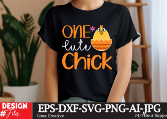 One Cute Chick SVG CUt File, Happy easter SVG PNG, Easter Bunny Svg, Kids Easter Svg, Easter Shirt Svg, Easter Teacher Svg, Bunny Svg, svg f t shirt design online