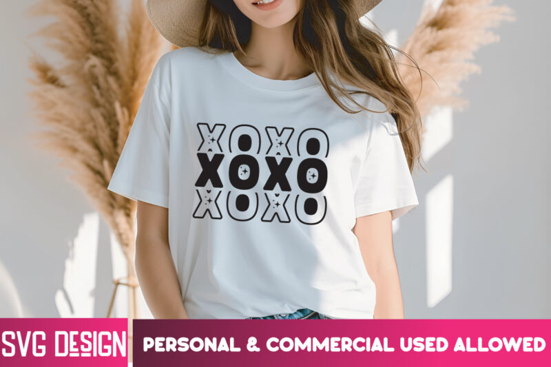 Xoxo T-Shrit Design, Xoxo Sublimation PNG ,Valentine Quotes, Happy Valentine’s Day SVG,Valentine’s Day SVG Design,Valentine SVG Design,Coupl