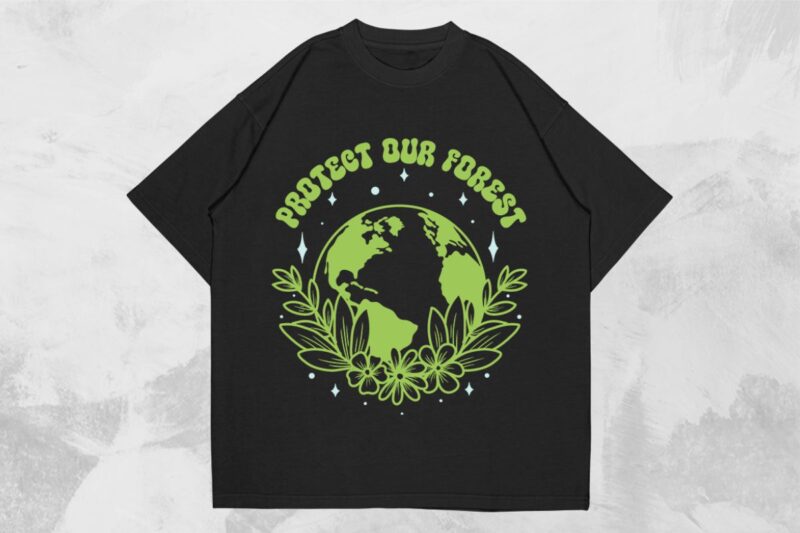 Environmental and Earth Day Graphic T shirts Vector, Earth Day T shirt Designs Bundle