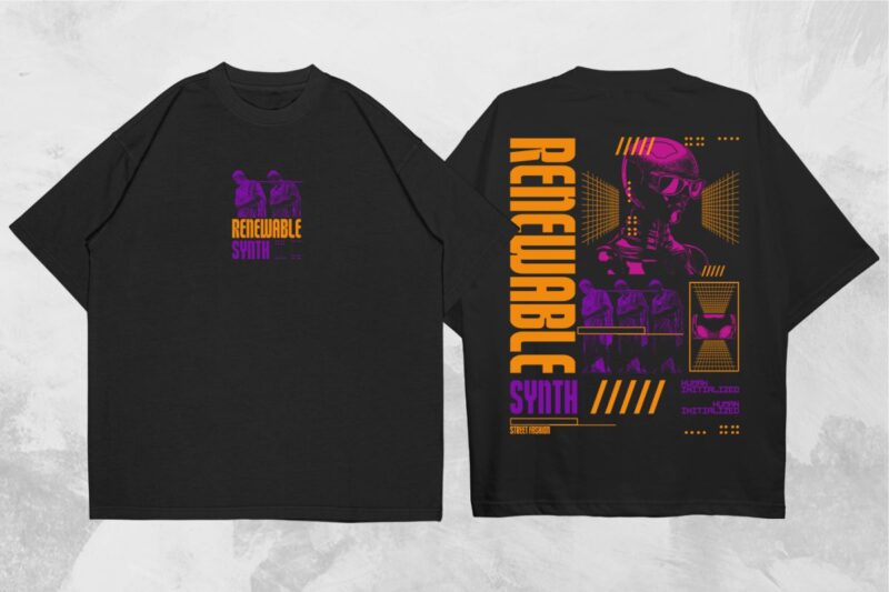 Most Trending Streetwear Mega Bundle, Graphic T shirt Vector, Y2k, Graffiti, Cyberpunk, Brutalism, Urban T-shirt Designs Commercial Use