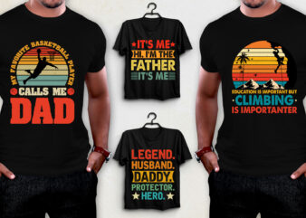 Retro Vintage Sunset T-Shirt Design