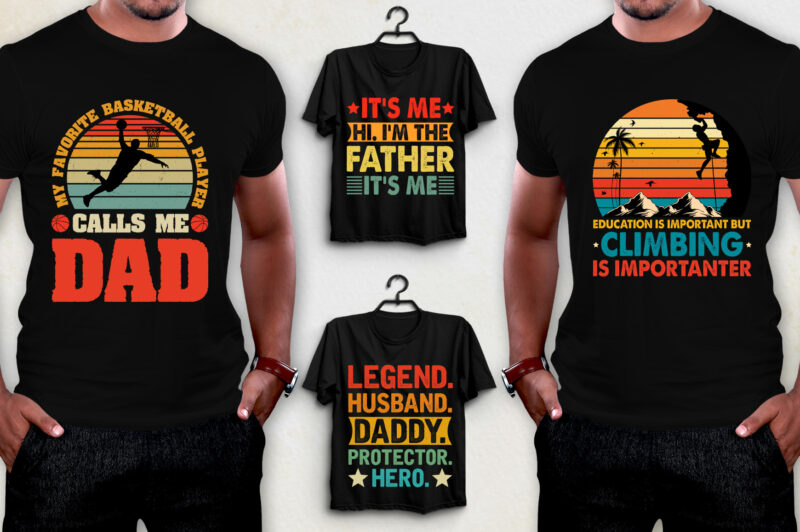 Retro Vintage Sunset T-Shirt Design