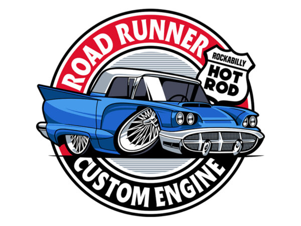 Road runner t shirt design online