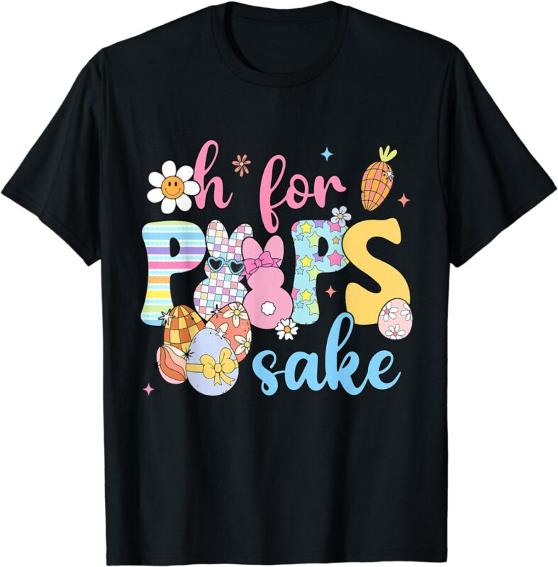 Sake Funny Easter Bunny Print Glasses Happy Easter Women Kid T-Shirt