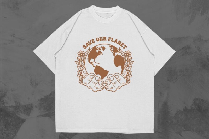 Environmental and Earth Day Graphic T shirts Vector, Earth Day T shirt Designs Bundle
