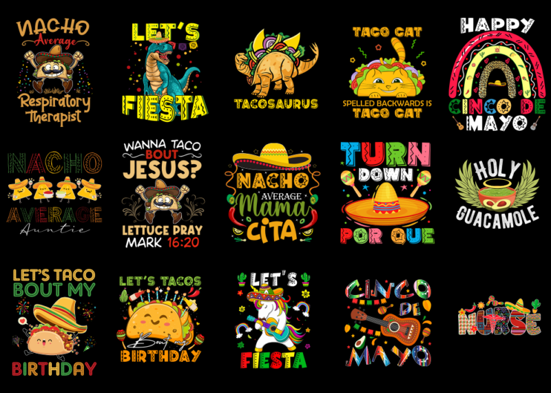 15 Cinco De Mayo Shirt Designs Bundle P4, Cinco De Mayo T-shirt, Cinco De Mayo png file, Cinco De Mayo digital file, Cinco De Mayo gift, Cin