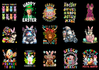 15 Easter Day Shirt Designs Bundle P8 CL, Easter Day T-shirt, Easter Day png file, Easter Day digital file, Easter Day gift, Easter Day down