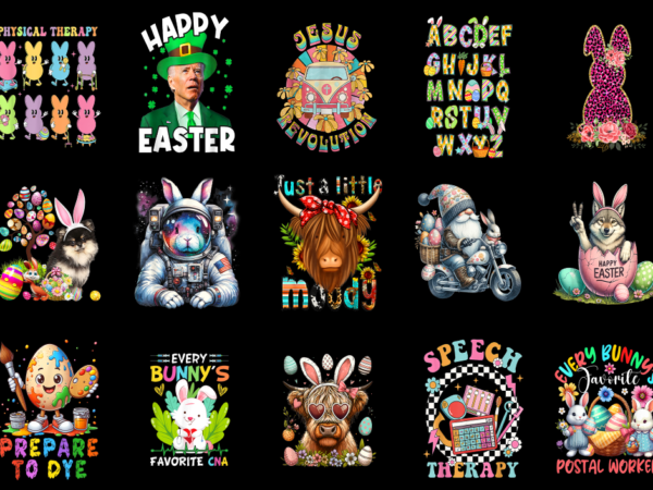 15 easter day shirt designs bundle p8 cl, easter day t-shirt, easter day png file, easter day digital file, easter day gift, easter day down