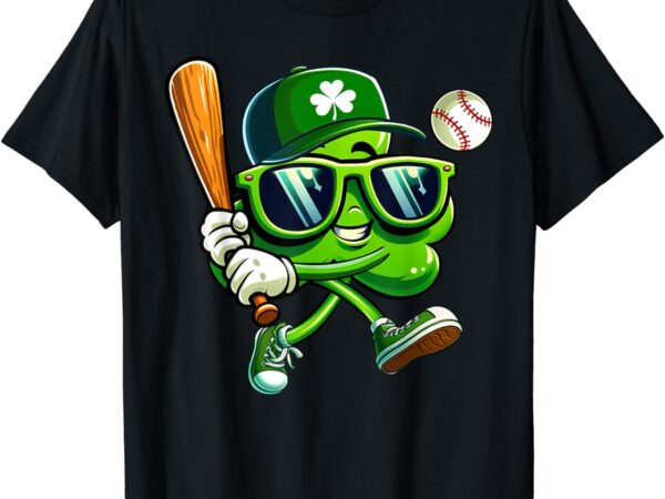 Shamrock baseball shirts funny st patricks day boys kids t-shirt