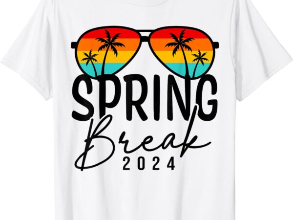 Spring break 2024 – beach week group vacation matching t-shirt