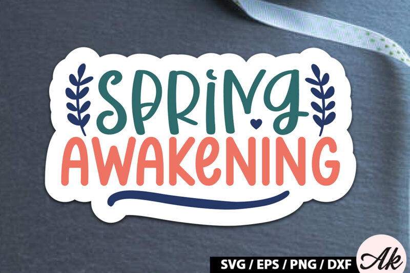 Spring Sticker SVG Bundle