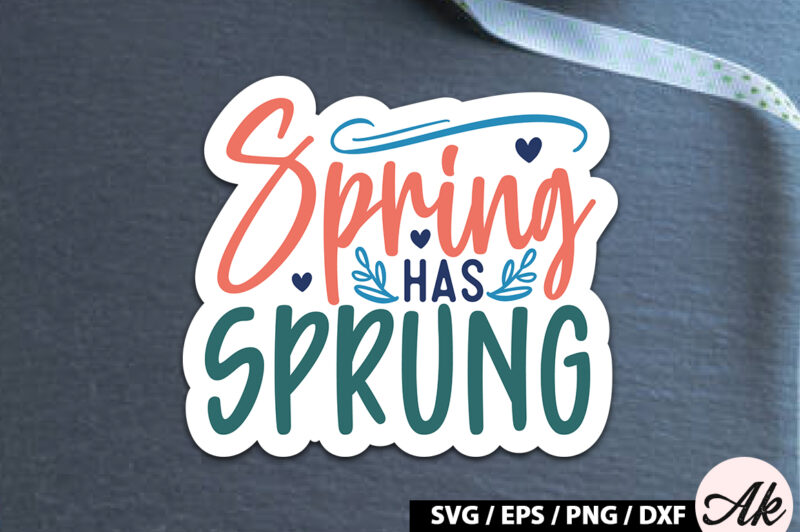 Spring Sticker SVG Bundle