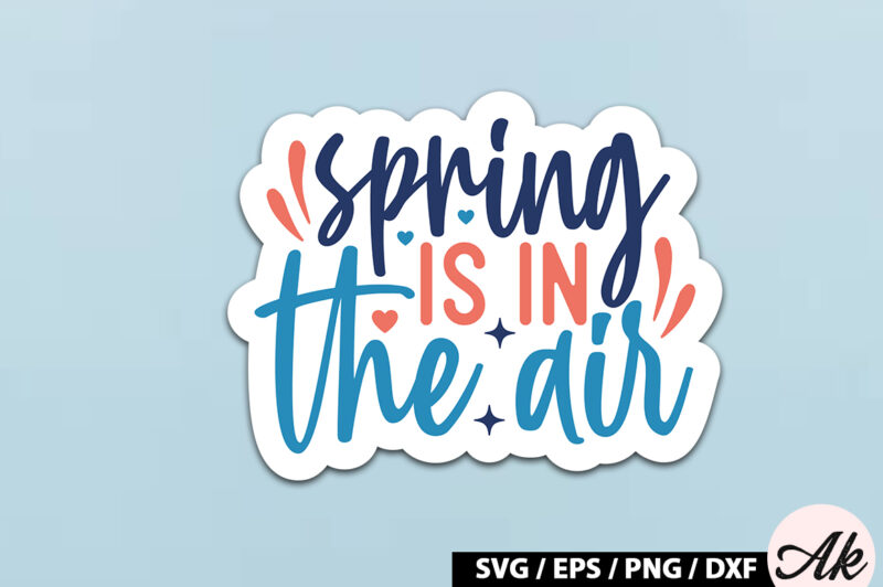 Spring Sticker SVG Bundle