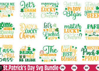 St.patrick’s day svg bundle, happy st.patrick’s day svg bundle , happy st.patrick’s day sublimation bundle, my 1st patrick s day t-shirt des