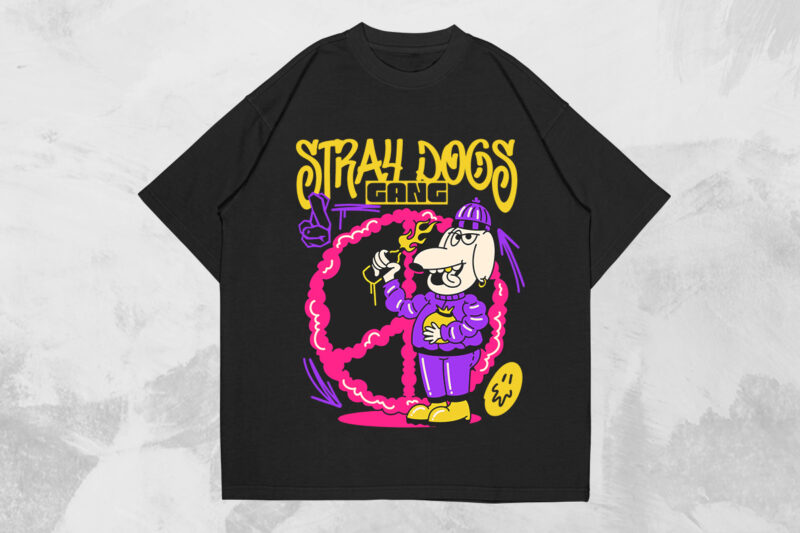 Most Trending Streetwear Mega Bundle, Graphic T shirt Vector, Y2k, Graffiti, Cyberpunk, Brutalism, Urban T-shirt Designs Commercial Use