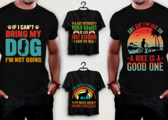 Sunset Vintage T-Shirt Design PNG EPS