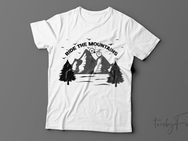 Conquer the heights t shirt design title
