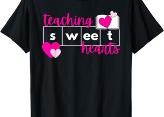 Teaching Sweethearts Reading Teacher Science Of Reading T-Shirt