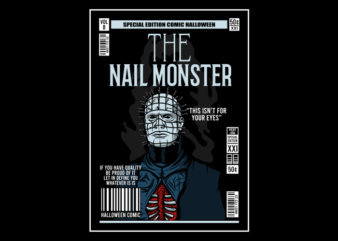 The Nail Monster Vintage poster