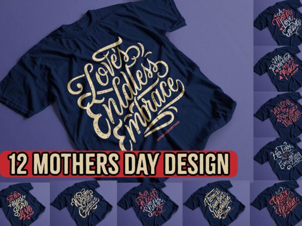 Mothers day bundle script t shirt design | t shirt 2024 bundle | 12 design