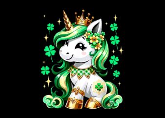 St Patrick Day Irish Unicorn Png, Lepricorn Png, Unicorn Irish Png