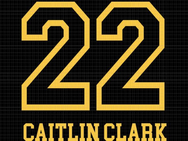 Caitlin clark womens basketball svg, caitlin clark yellow 22 svg, caitlin clark from the logo svg, 22 caitlin clark svg t shirt vector file