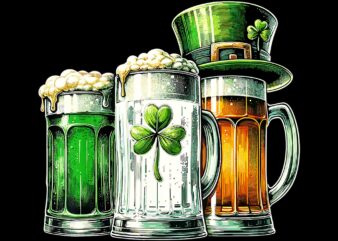 Irish Beer Ireland Flag St Patrick Day Png, Irish Beer Png, Beer Patrick Day Png t shirt design for sale
