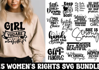 women’s rights svg bundle t shirt design for sale