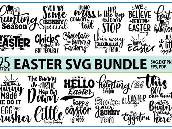 Easter svg design bundle