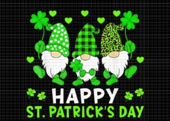 Happy St Patrick’s Day Gnome Png, Gnome Irish Png, Gnome Shamrock Png