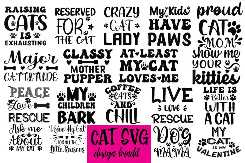 CAT SVG DESIGN