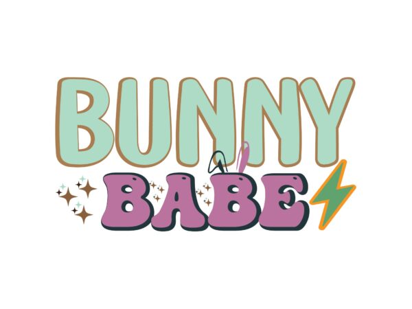 Bunny babe t shirt template